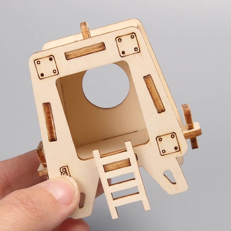 DIY Hand-Thrown Parachute Mars Landing Capsule Kidsren's Homemade Scientific Experiment Small Invention Hand-Assembled Teaching Aids