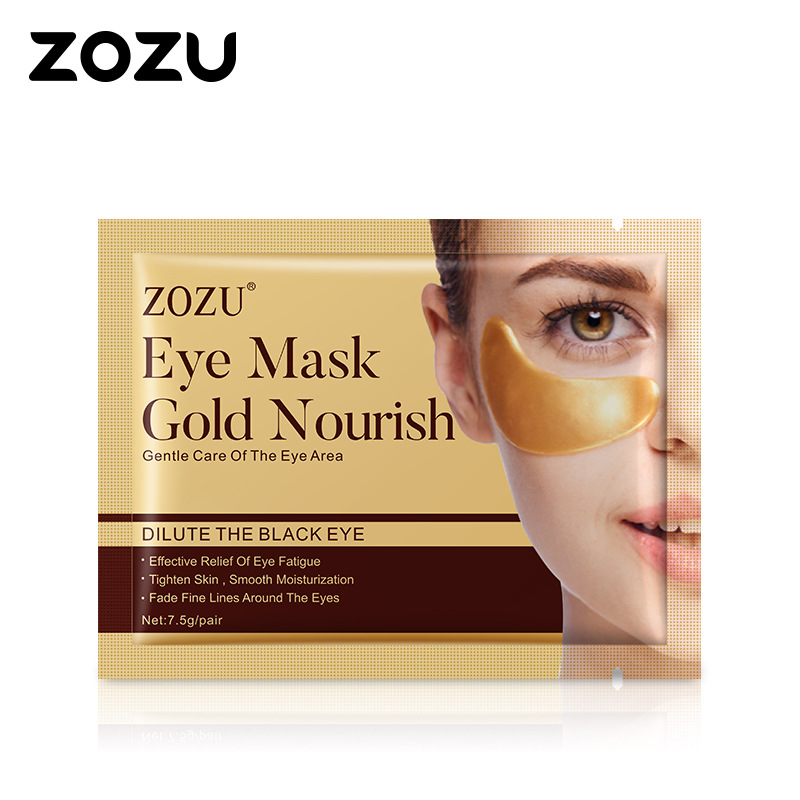 All English Eye Mask ZOZU Gold Seaweed Eye Mask Fades Eye Pattern Eye Bag Improvement Cross-border