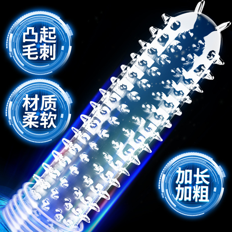 Jiuai Wolf Tooth  Delay Lock Ring for Men, Silicone Ring for Male Sexual Use, Liquid Silicone