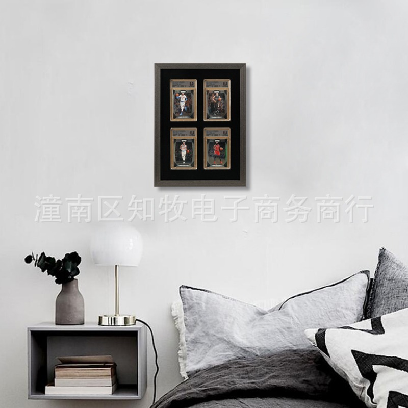 Four-Square Grid Collection Card Brick Frame Psa Rating Card Brick Display Frame Bgs Grading Card Brick Wall Card Frame Star Card