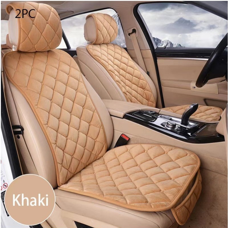 Car seat cushion winter warm small waist single seat rear backrest winter universal plush seat cushion generation