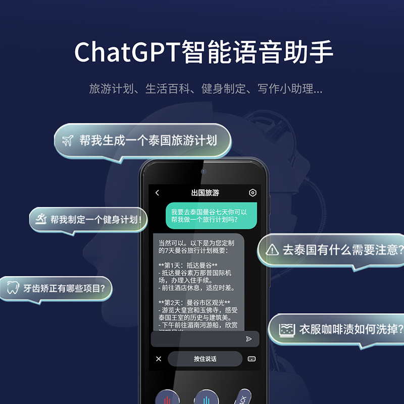 Multi-language 4G translator Z9 simultaneous translation, photo recording, offline voice translation, business travel abroad