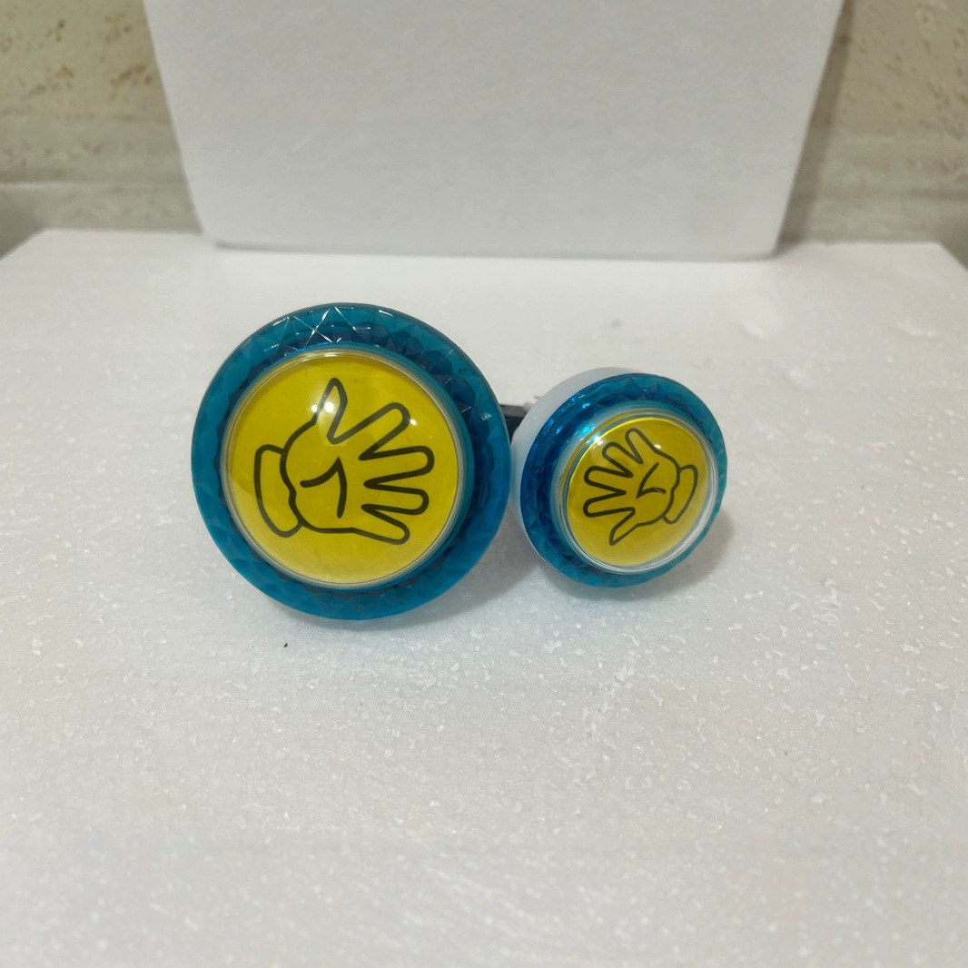 Arcade Button Switch with Light Game Console Control Button Game Console Button Self-Reset Switch Manufacturer Wholesale