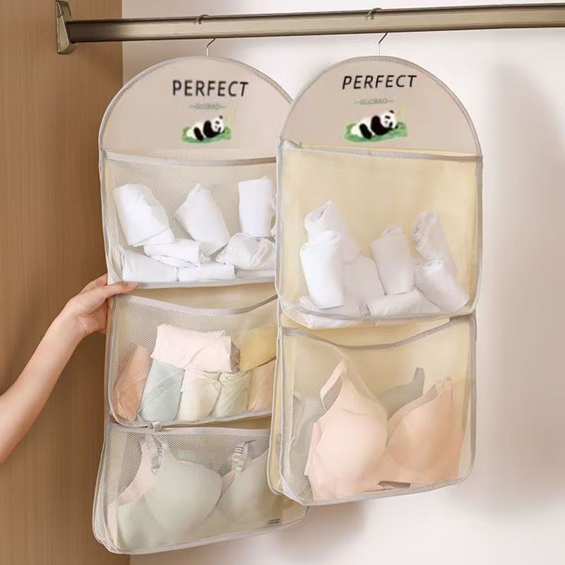 Сумка для хранения носок на вешалке для общежития
