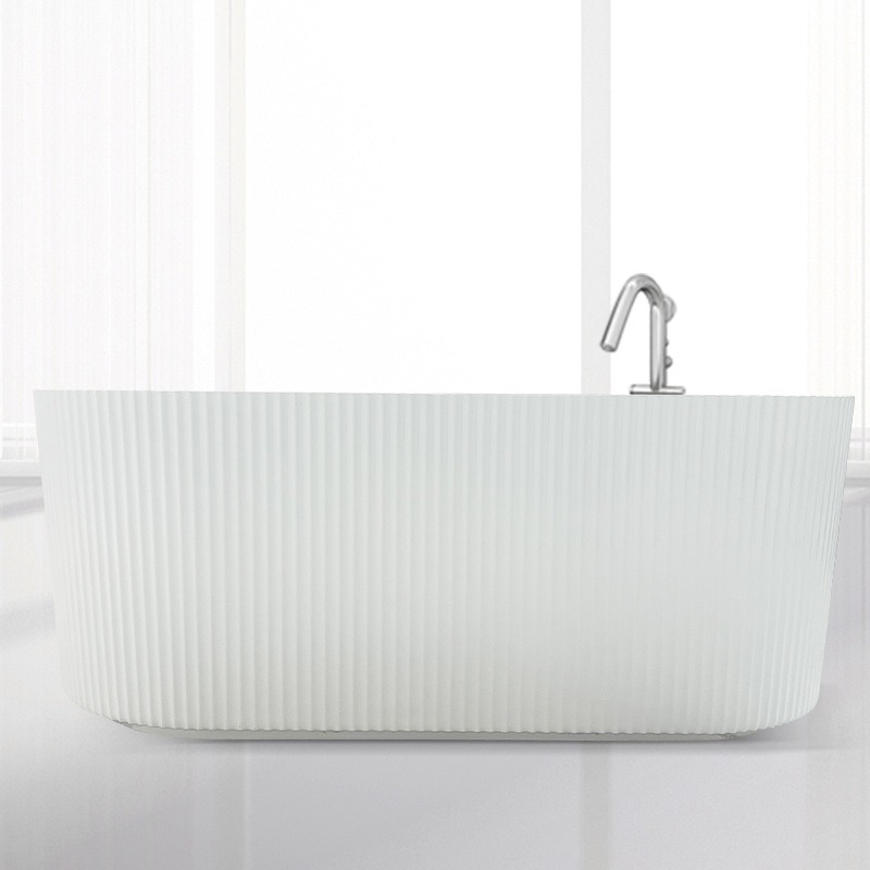 Simple Modern Acrylic Seamless Integrated Bathtub Household Bathroom Bath Bath Homestay Freestanding Adult Bathtub