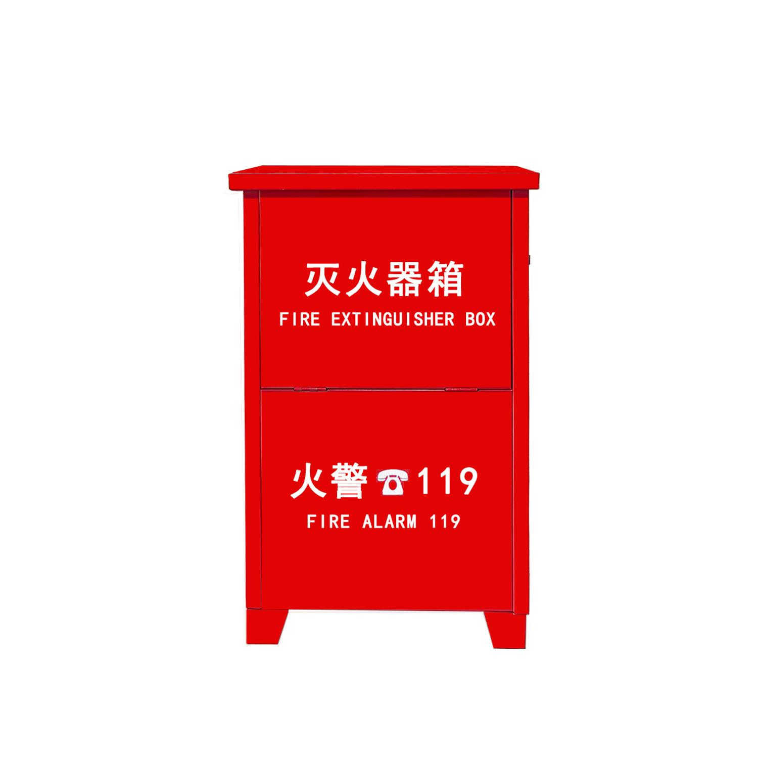Factory Direct Sales Flip-Top Fire Extinguisher Box 4kg Two-Pack 5kg Dry Powder Carbon Steel Fire Extinguisher Box Wholesale Storage