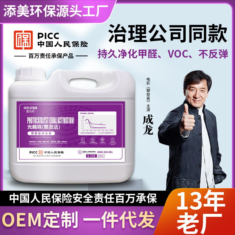 Оптовая продажа фотокатализатора, спрей для удаления формальдегида, бытовой канал, титанового диоксида
