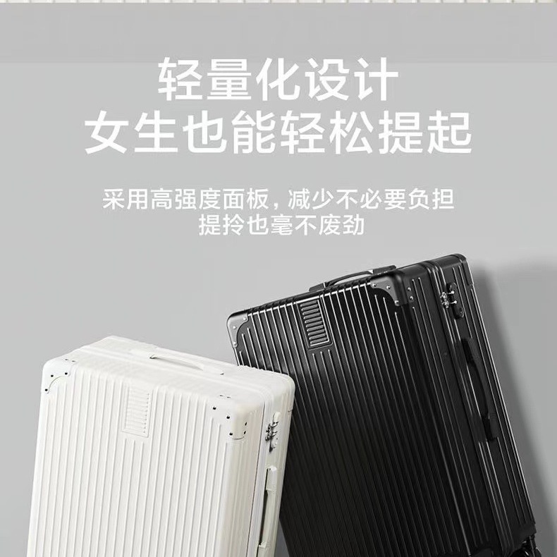 New Retro Luggage Case Female Universal Wheel Trolley Case Male Student Durable Password Box Travel Box Large Capacity Trendy