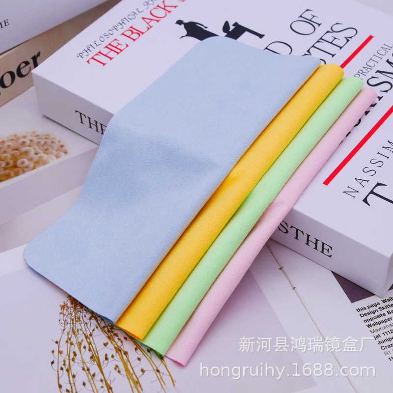 Glasses Cloth Free Shipping Suede Island Silk Microfiber Fabric Cleaning Cloth Screen Wiping Cloth Piano Wiping Cloth Logo Printing