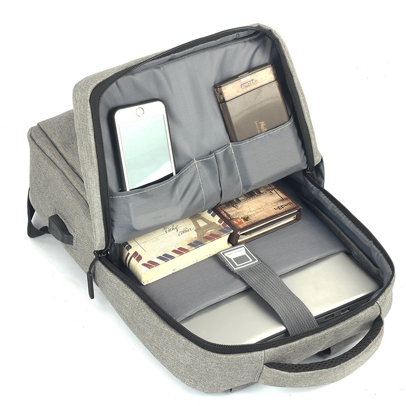 Wholesale Business Backpack Men's Fixed Printed Logo Large Capacity Multifunctional Waterproof Conference Computer Backpack