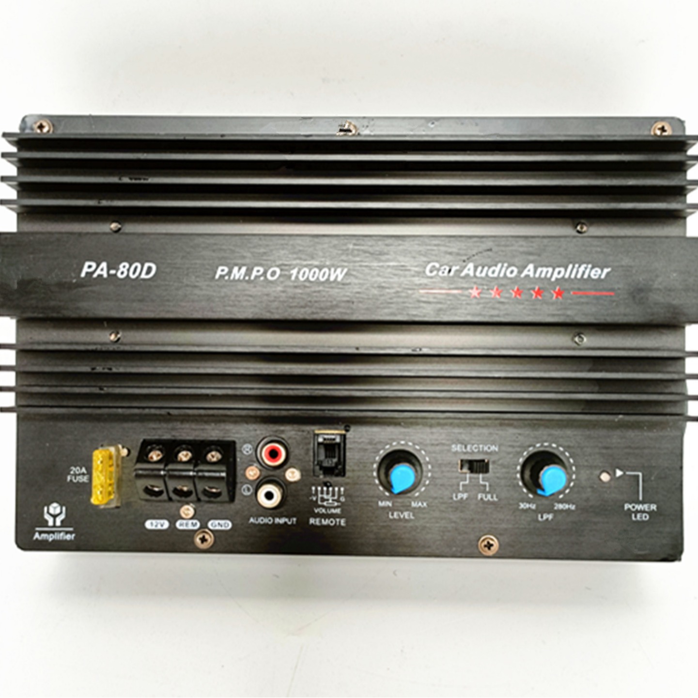 PA-80D12v car power amplifier board high power audio subwoofer exposed power amplifier 12v power amplifier with box