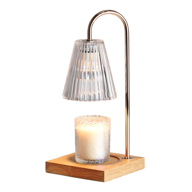 Aromatherapy melted wax lamp timing adjustable height lifting atmosphere lamp melted candlestick lamp Amazon cross-border e-commerce dimming