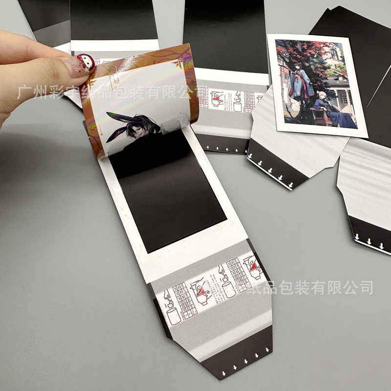 Custom Polaroid-Style Photo Cards with Anime Star Designs, Blind Box Surprise