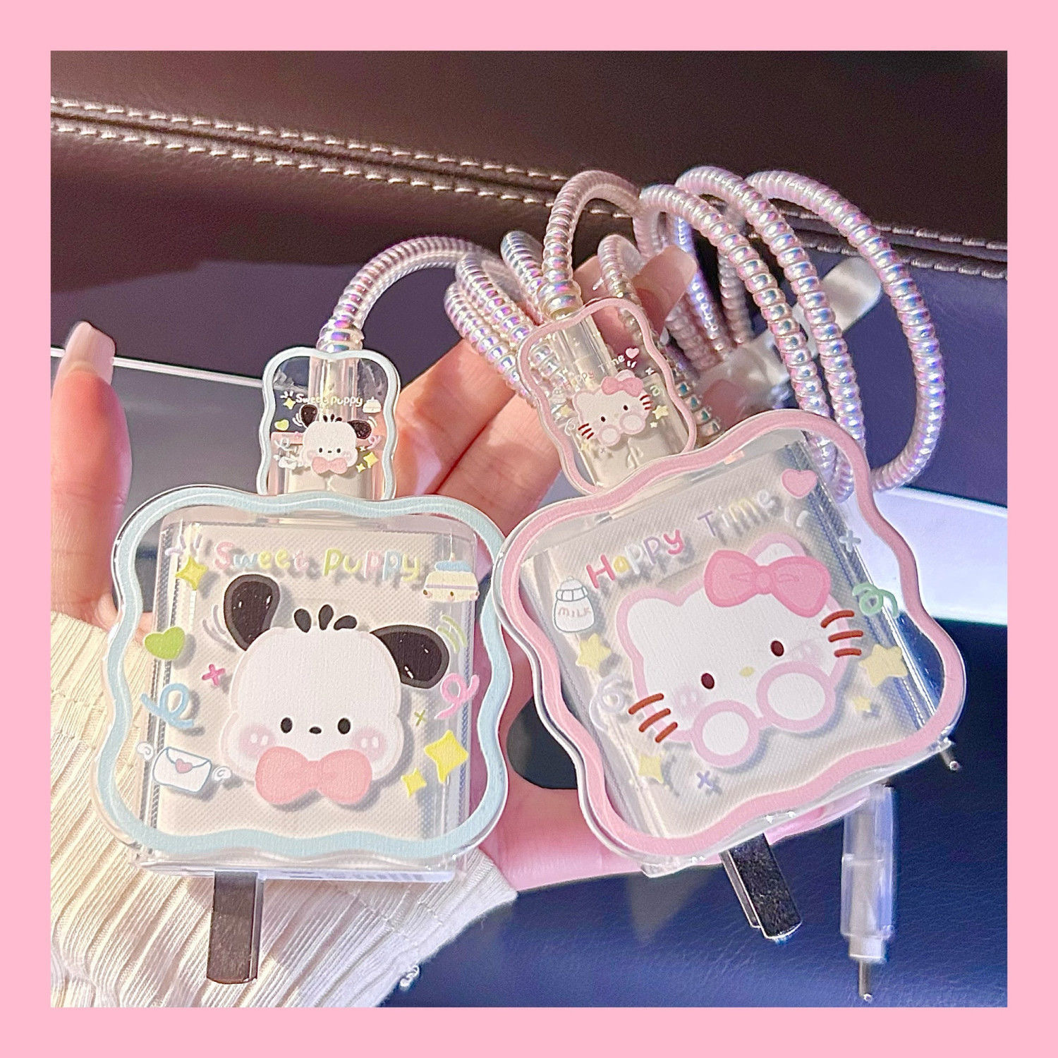 Защитный чехол для зарядного устройства пары, подходит для зарядного устройства Wave Apple 20W, защитный чехол для кабеля данных, предотвращающий поломку