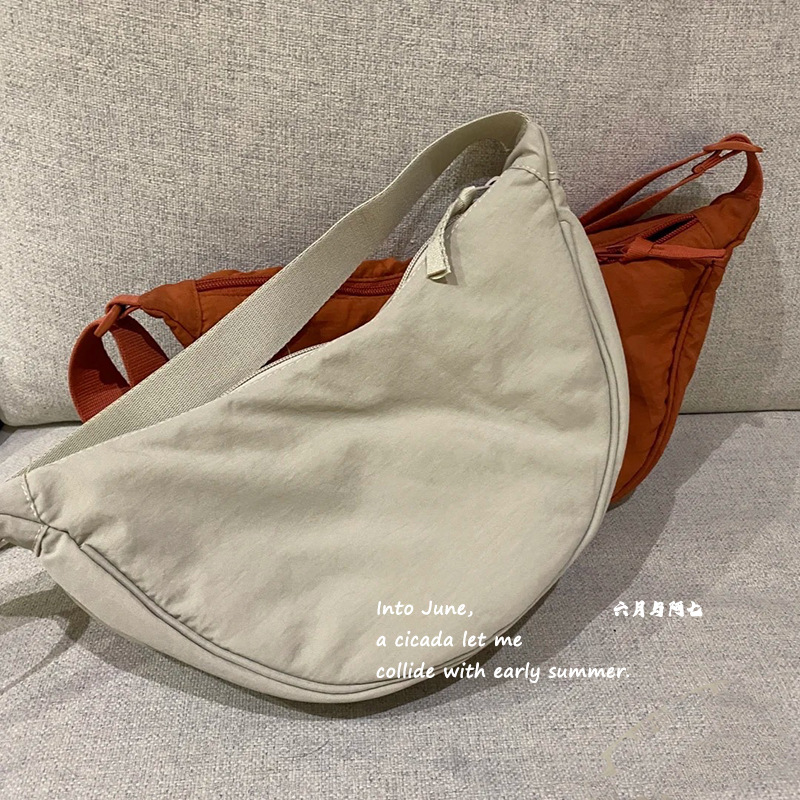 Youjia Fitting Room Same Women's Crossbody Bag Little Red Riding Book Nylon Dumpling Bag Student Shoulder Bag Cloth Bag Factory Supply