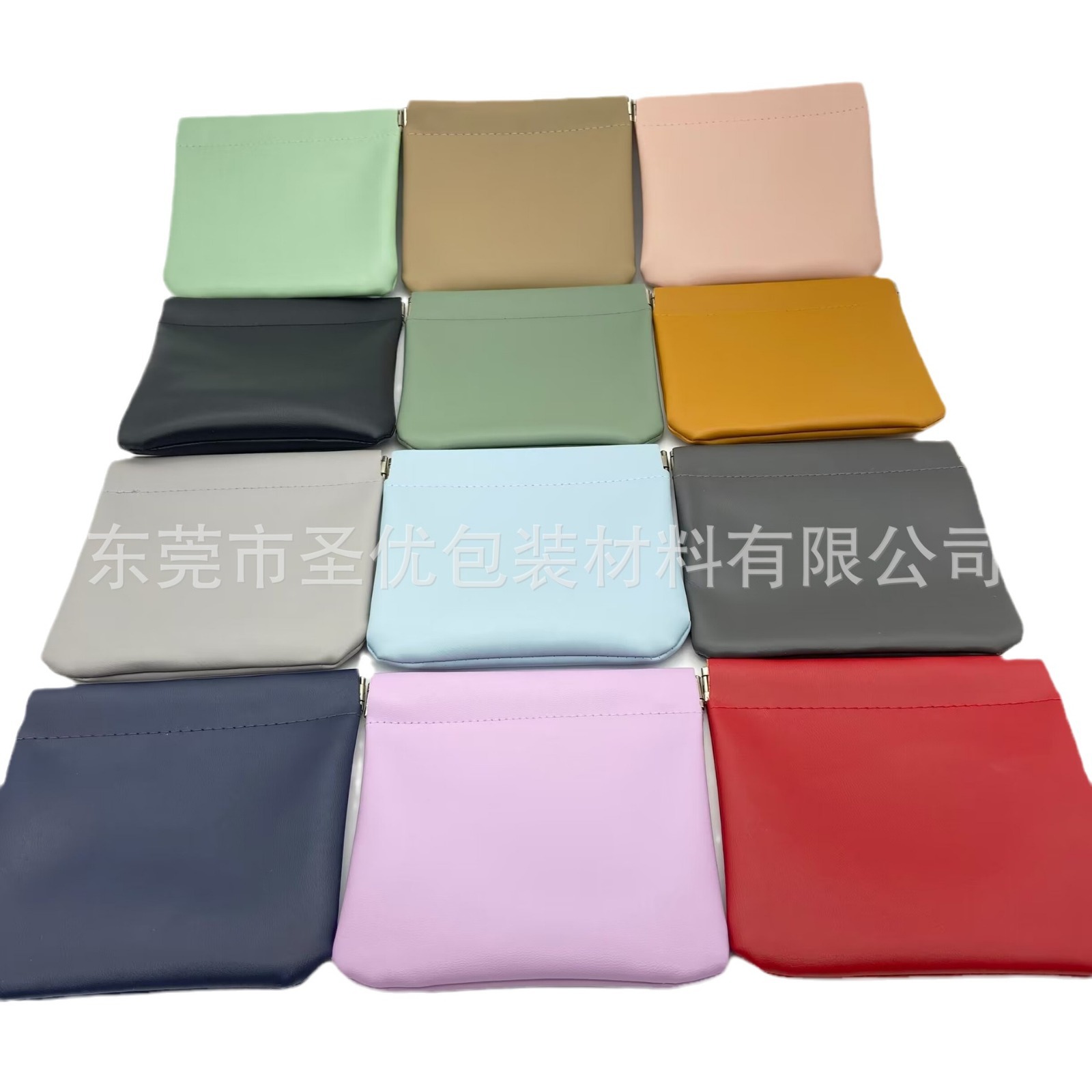 Manufacturer Wholesale Shrapnel pu Headphone Automatic Tight Mouth Storage Bag Wireless Headphone Jewelry Portable Storage Bag