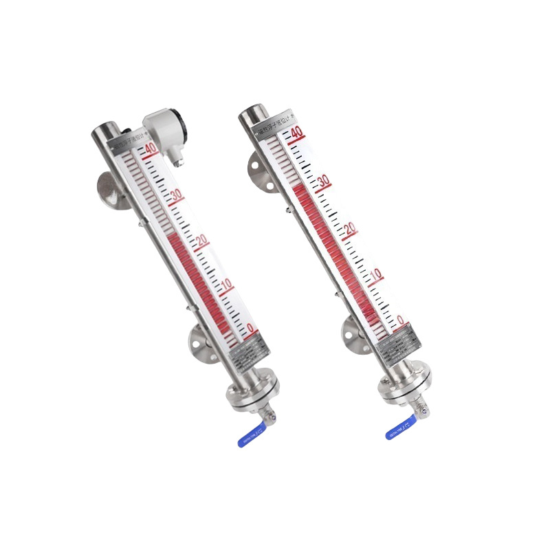 Intelligent Digital Display Magnetic Flap Level Gauge with Remote Transmission Magnetic Float Oil Level Gauge Stainless Steel Boiler Water Level Gauge Manufacturer
