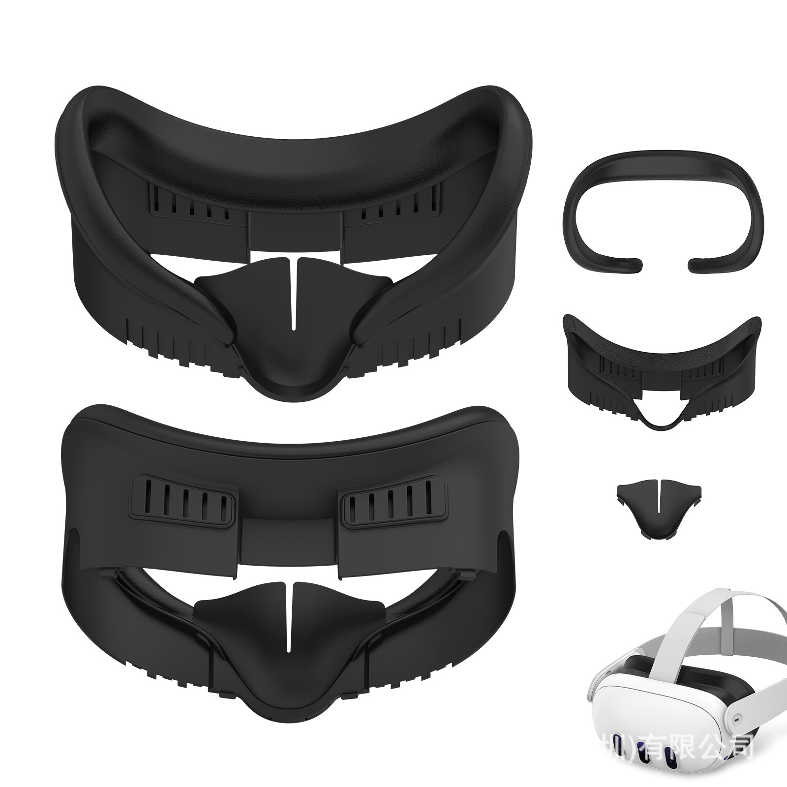 Совместимая маска для замены и запасная маска для очков Quest3VR, заменяемая, маска для глаз Oculu, дружелюбная к коже, VR маска, аксессуары Meta