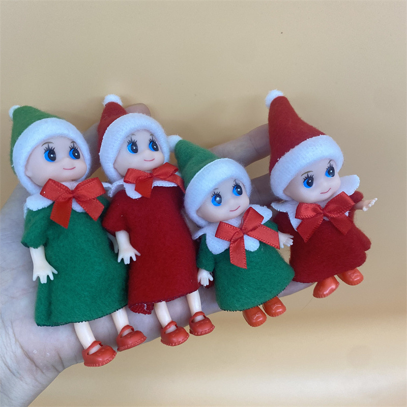 Cross Border Hot Selling Christmas Bookshelf elf Doll Christmas elf Doll Ornaments