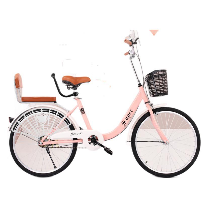 Inflatable-free bicycle for women and boys 24 inch 22 inch commuter scooter for college students and teenagers