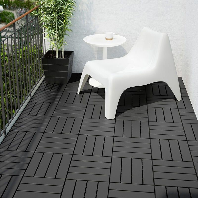 Anti-corrosion plastic flooring outdoor plastic-wood outdoor splicing terrace bathroom courtyard garden plastic-wood flooring