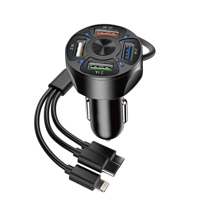 Q5 Bluetooth Transmitter Car Mp3 Fm Car Bluetooth Car Charger Tf Card U Disk Player Cross-Border Hot Model