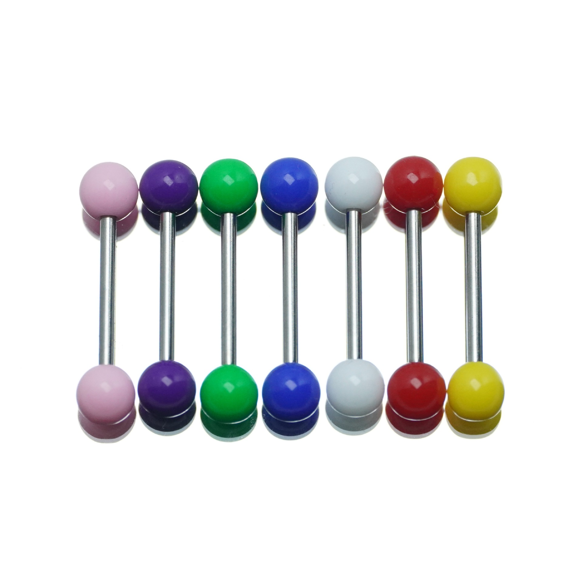 Acrylic Tongue Nail Replacement Ball 6mm Ear Bridge Ear Bone Nail Spare Ball DIY Piercing Jewelry Accessories Cross-Border Hot Sale