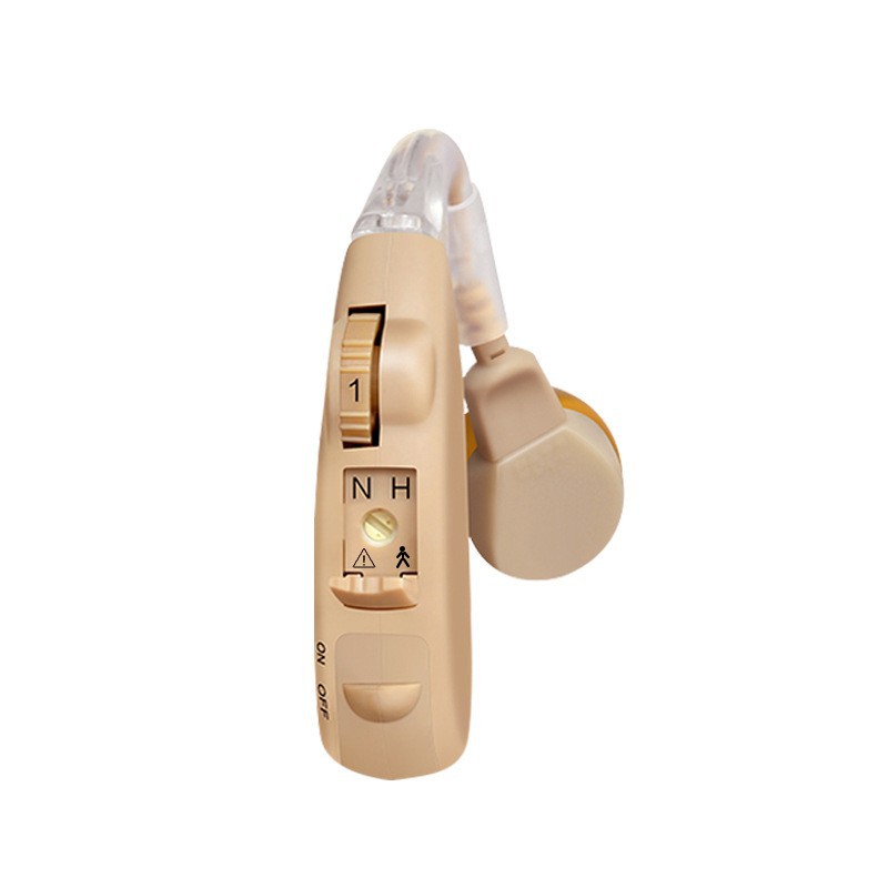 Hearing Aid Behind-The-Ear Noise Reduction Sound Amplifier USB Rechargeable Ear-Hanging English Cross-Border Foreign Trade Wholesale