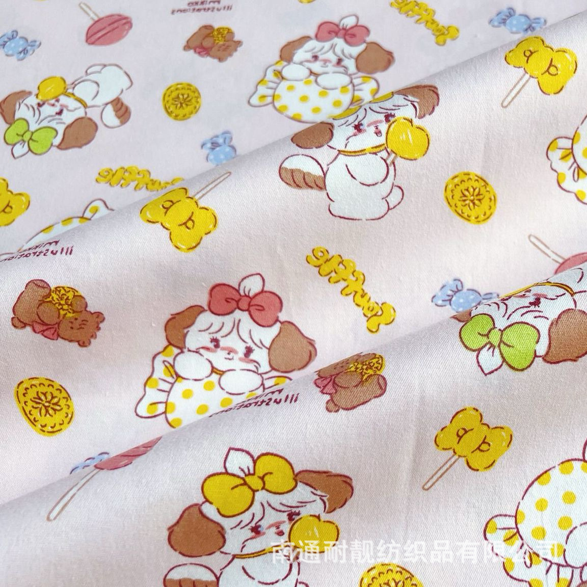 Cotton Twill Fabric Cartoon Candy Pillow Printed Cloth Baby Bag Quilt dress Cotton Clothes Kindergarten Bedding Cloth