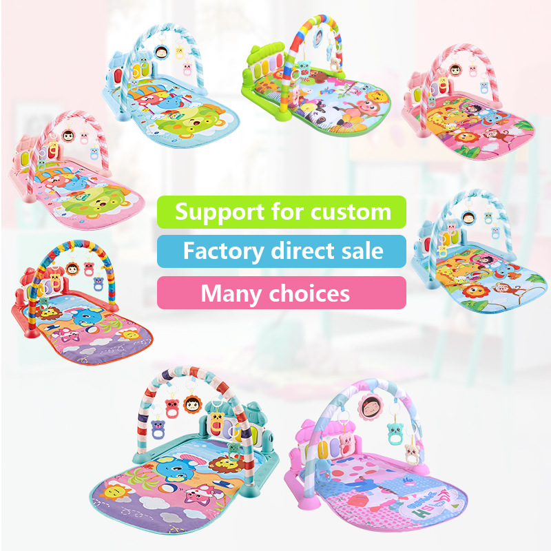 Фитнес-рамка с музыкальным пиано для новорожденных до 36 месяцев