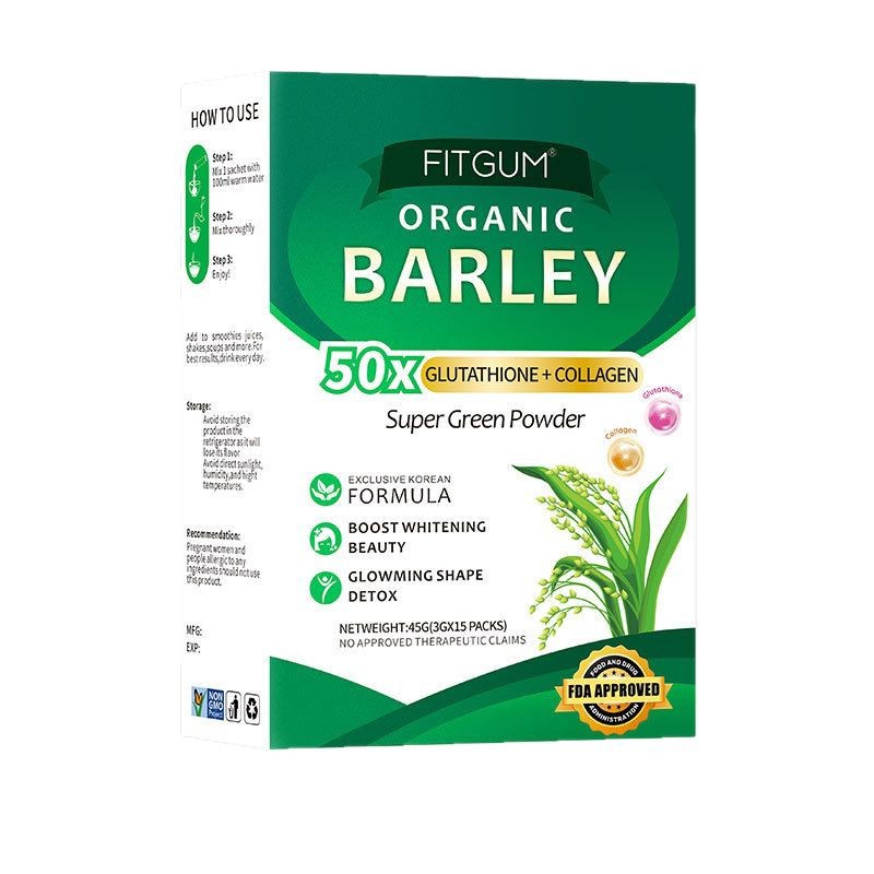 Cross-border Trade Southeast Asia Barley Seedling Powder Barley Grass Powder FITGUM Pure barley flower