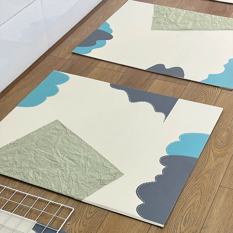 Kindergarten area entry card I want to play wall ring material listing bracelet rule card hook drinking area corner