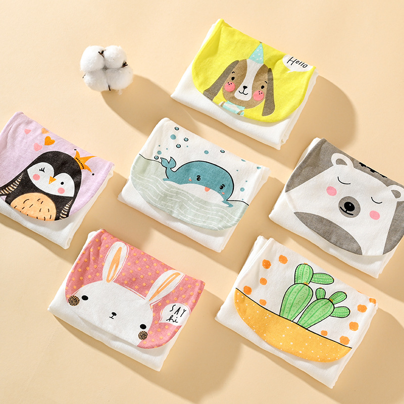 6-слойное впитывающее полотенце, детское хлопковое полотенце для пота, антиперспирантная прокладка для детского сада