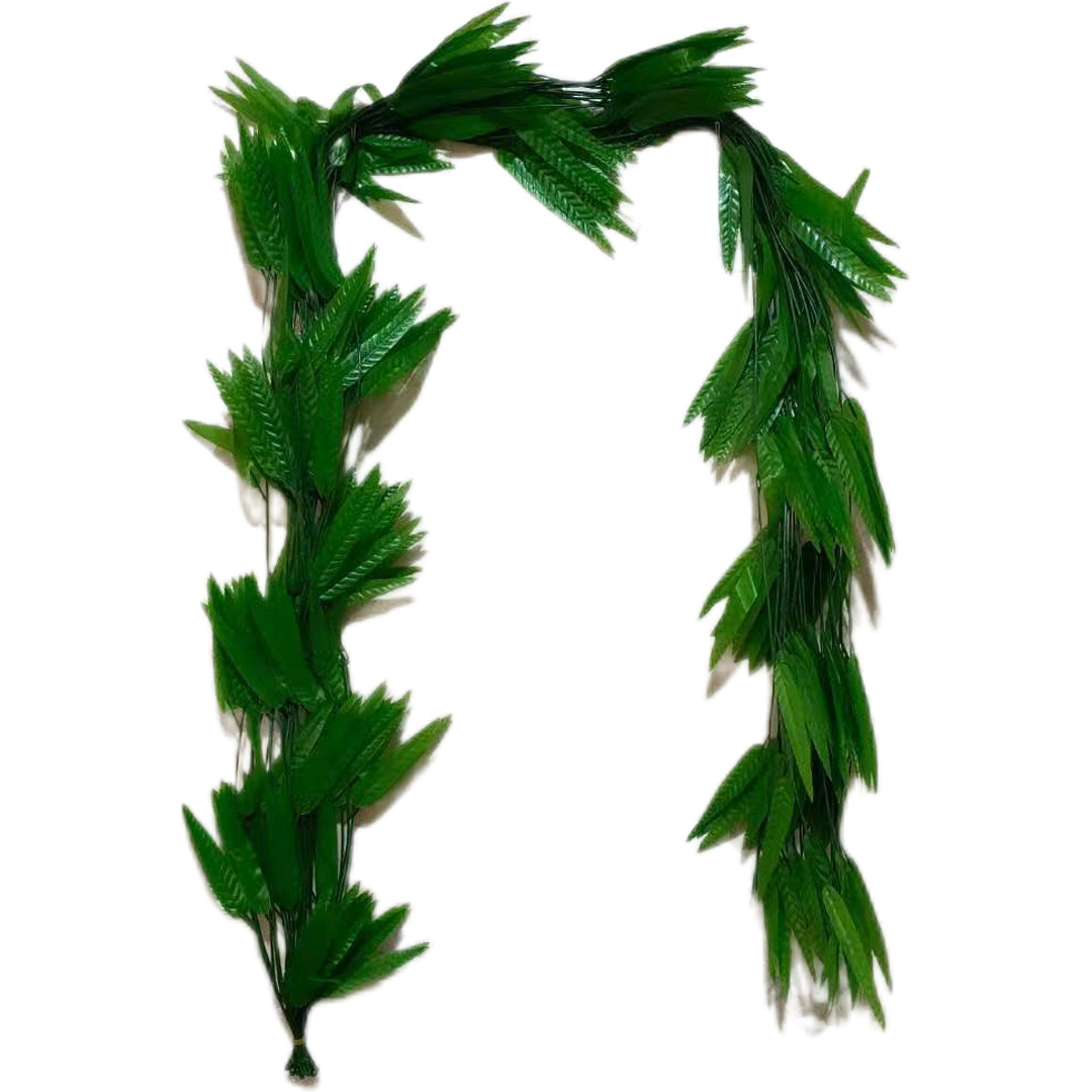 Simulation willow leaf rattan wicker flower rattan school shopping mall farmhouse ceiling winding leaves vines artificial flowers decorative flowers