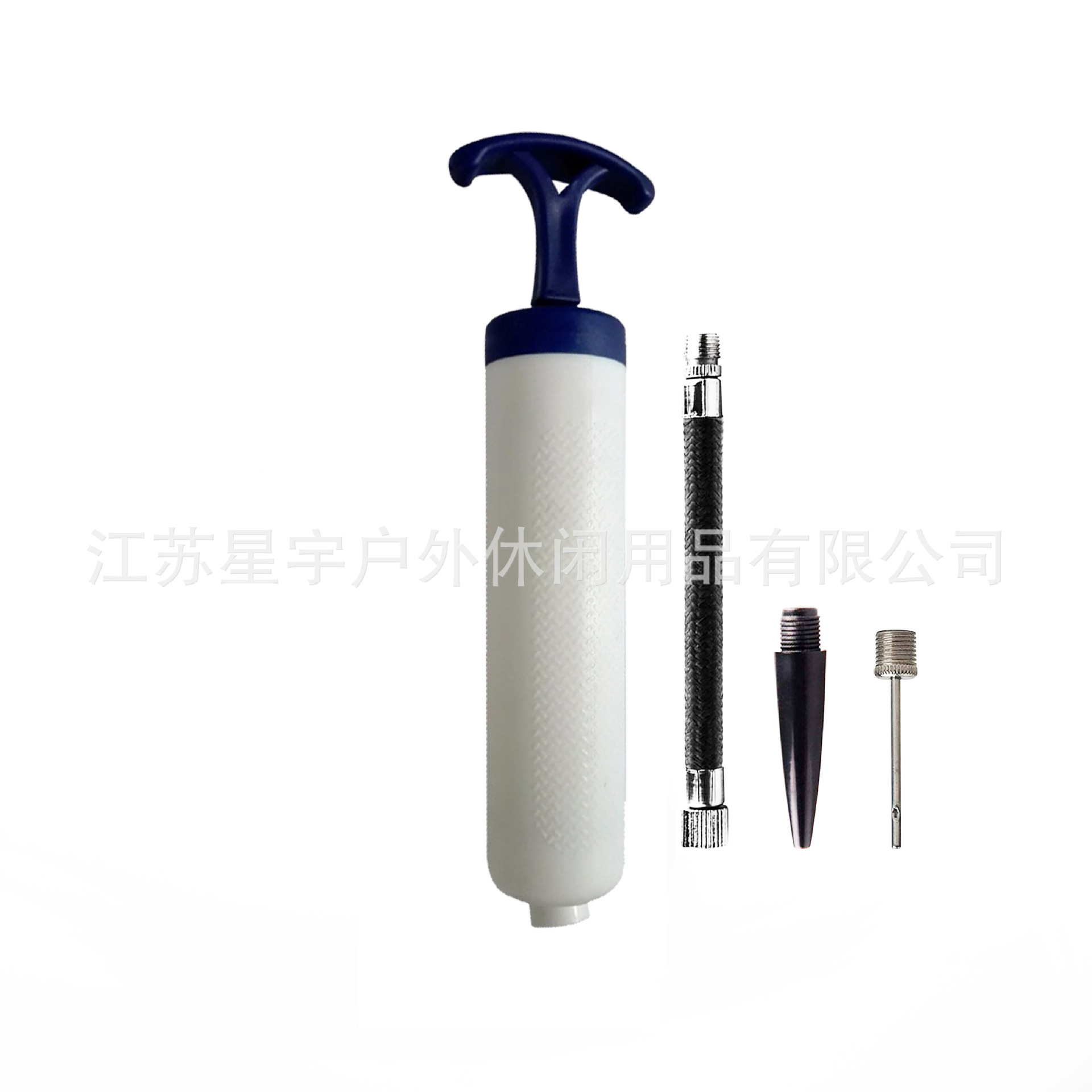 [Foreign trade quality] Basketball Football pump portable hand push inflatable toy inflatable