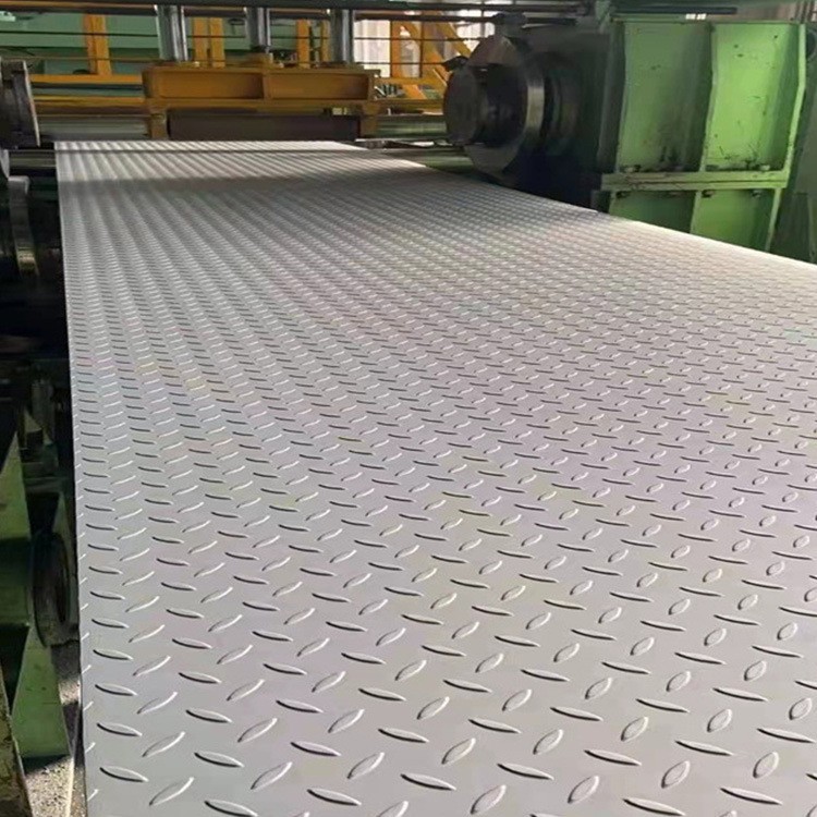 304/316 Stainless Steel Pattern Plate 3mm Thick Factory Workshop Floor Step Ladder Subway 5mm Anti-Slip Stainless Steel Plate