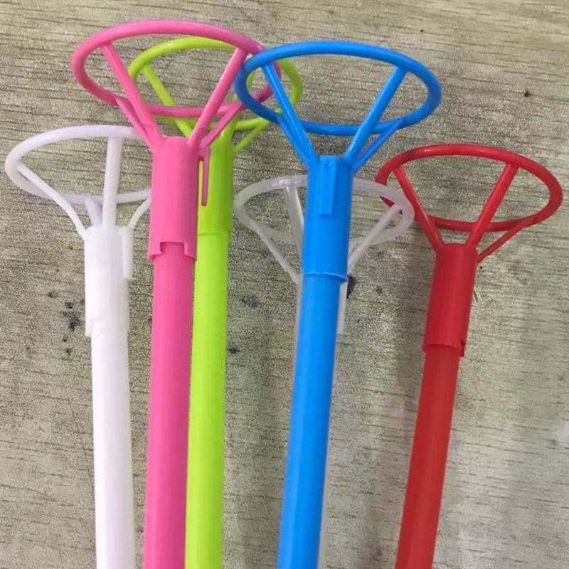 Amazon Cross-border Balloon Rod Berry bouquet Rod Transparent White Hard Plastic Rod Hand Stick Support Rod