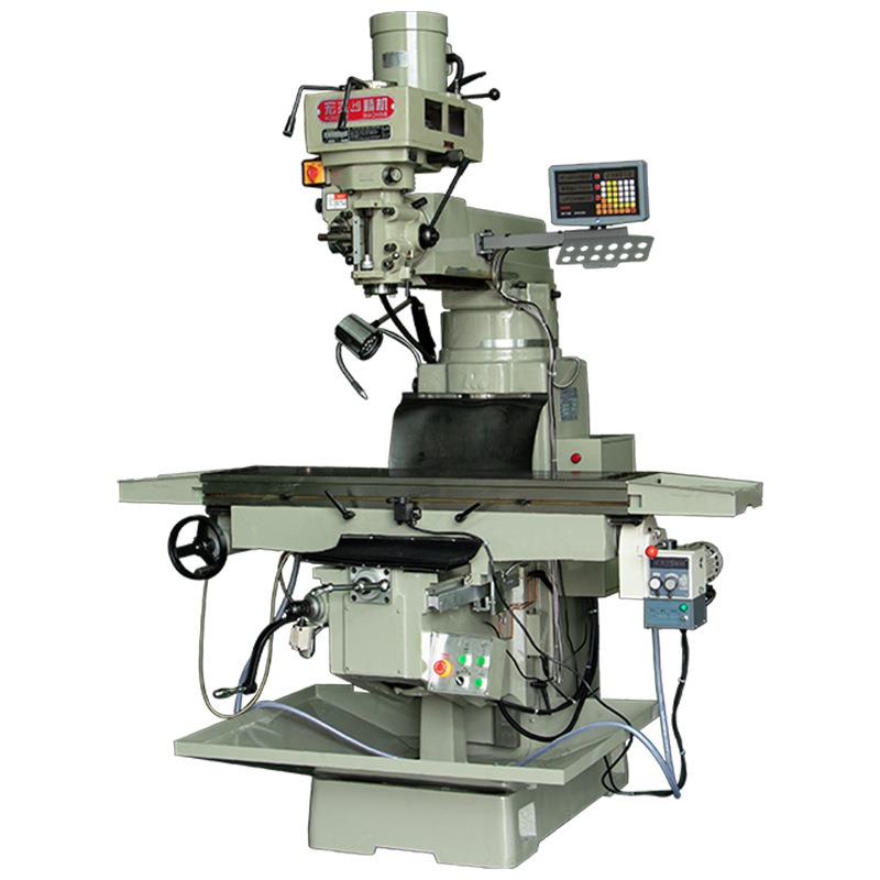 Source Factory Wholesale Turret Milling Machine Hong Jixu Zheng Rocker Precision Milling Machine Taiwan No. 4 Turret Vertical Milling Machine