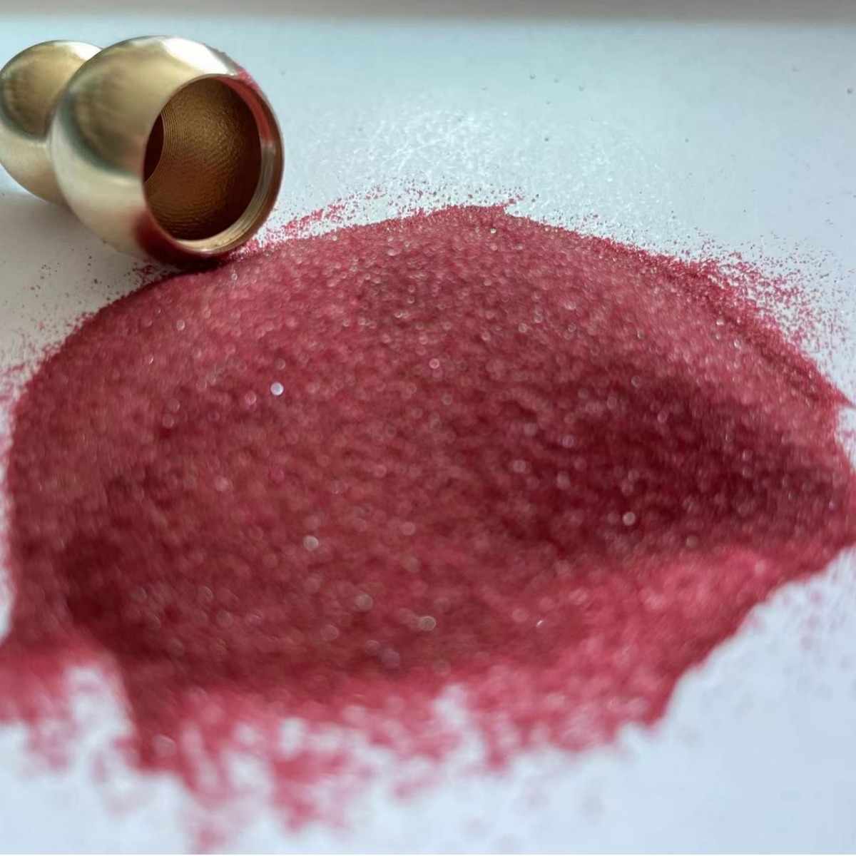 Spot hair 4g red sand bag keychain accessories cinnabar powder particle sand red sand cinnabar can be filled with hollow gourd