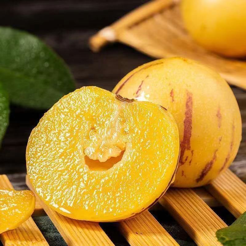 [Round Fruit] Yunnan Stone Forest Ginseng Fruit Yellow Heart Super Sweet Big Fruit Yellow Meat Fruit Fresh Seasonal Wholesale Price Free Shipping