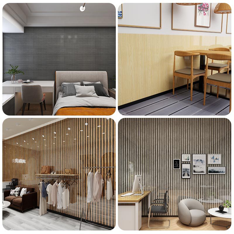 Cross-border hair grille wood grain sticker self-adhesive wall sticker wallpaper imitation ceramic tile grille decorative wall panel waterproof moisture-proof sticker