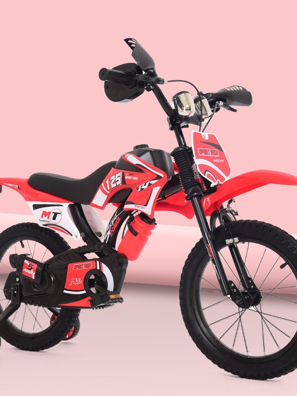 Motorcycle children's bicycle 12-inch 16-inch baby bicycle children's bicycle 3-year-old children's stroller factory wholesale