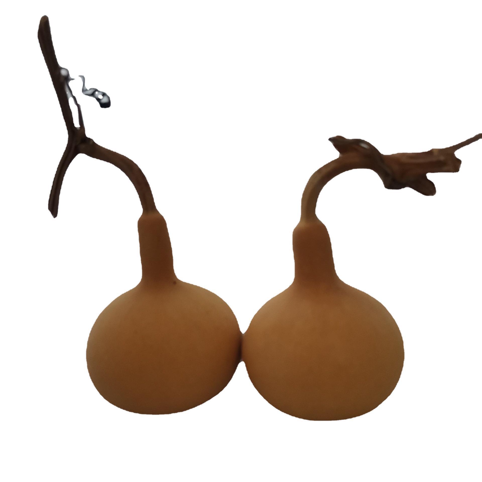 2025 New Hand-Twisted Small Gourd with Garlic Handle, Gourd Handle for Playing with Grass Gold, Business Gift