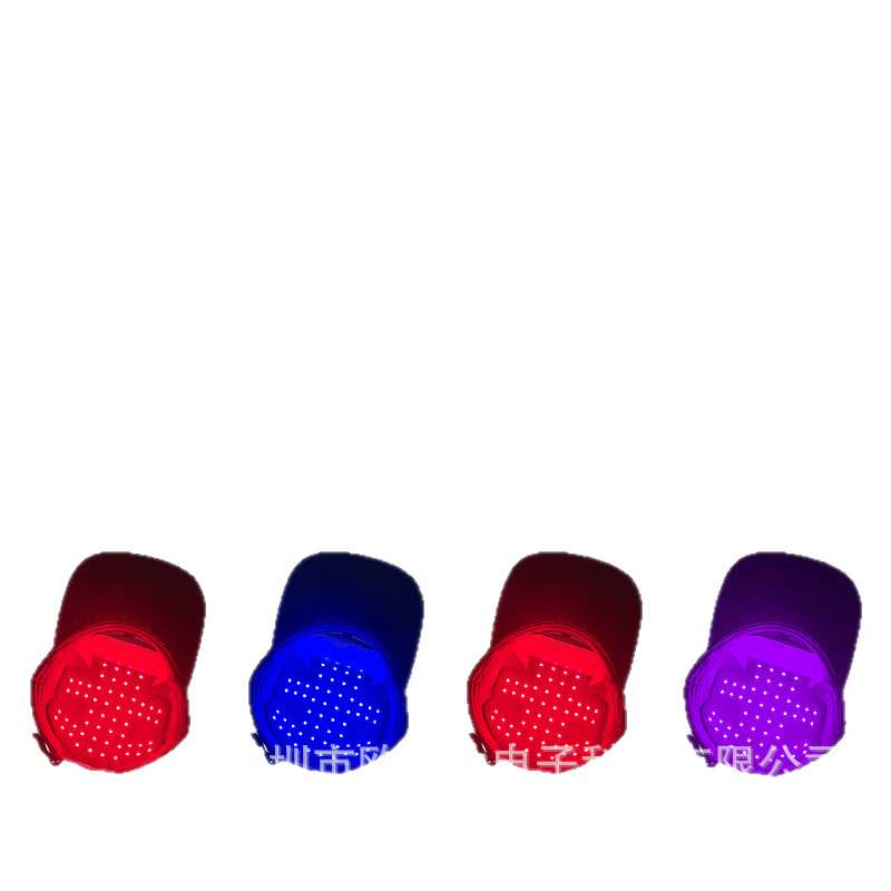 Cross-Border Rechargeable Red Light Cap, Blue Light Cap, Hair Growth Cap, Light Wave Instrument, Hair Follicle Care, Anti-Hair Loss, Oil Removal and Hair Growth