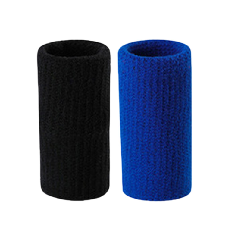 Ready Supply of Sports Finger Guards, Basketball Fitness Nylon Finger Guards, Elastic Breathable Knitted Finger Joint Protection Cross-Border
