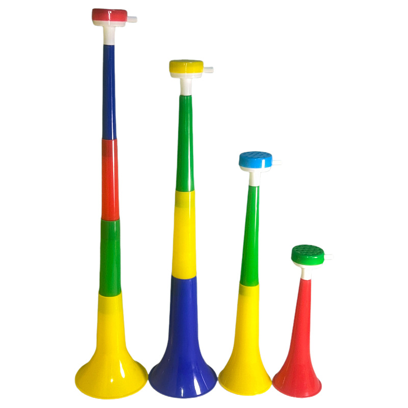 Children's Retractable Three-Section Large Trumpet, Kidsren Can Blow the Activity Cheering Props, Street Stall Toys, One to Four Sections