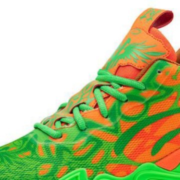 Cross-Border Basketball Shoes New Basketball Youth Mandarin Duck Mesh Fly-Knit Sports Shoes Combat Boots Cement Floor Combat Boots Training Shoes