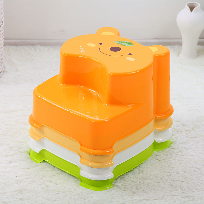 Xinbeile Kidsren's Washbasin Step Stool Baby Washbasin Step Stool Brushing Teeth Washing Face Step Toilet Step Stool