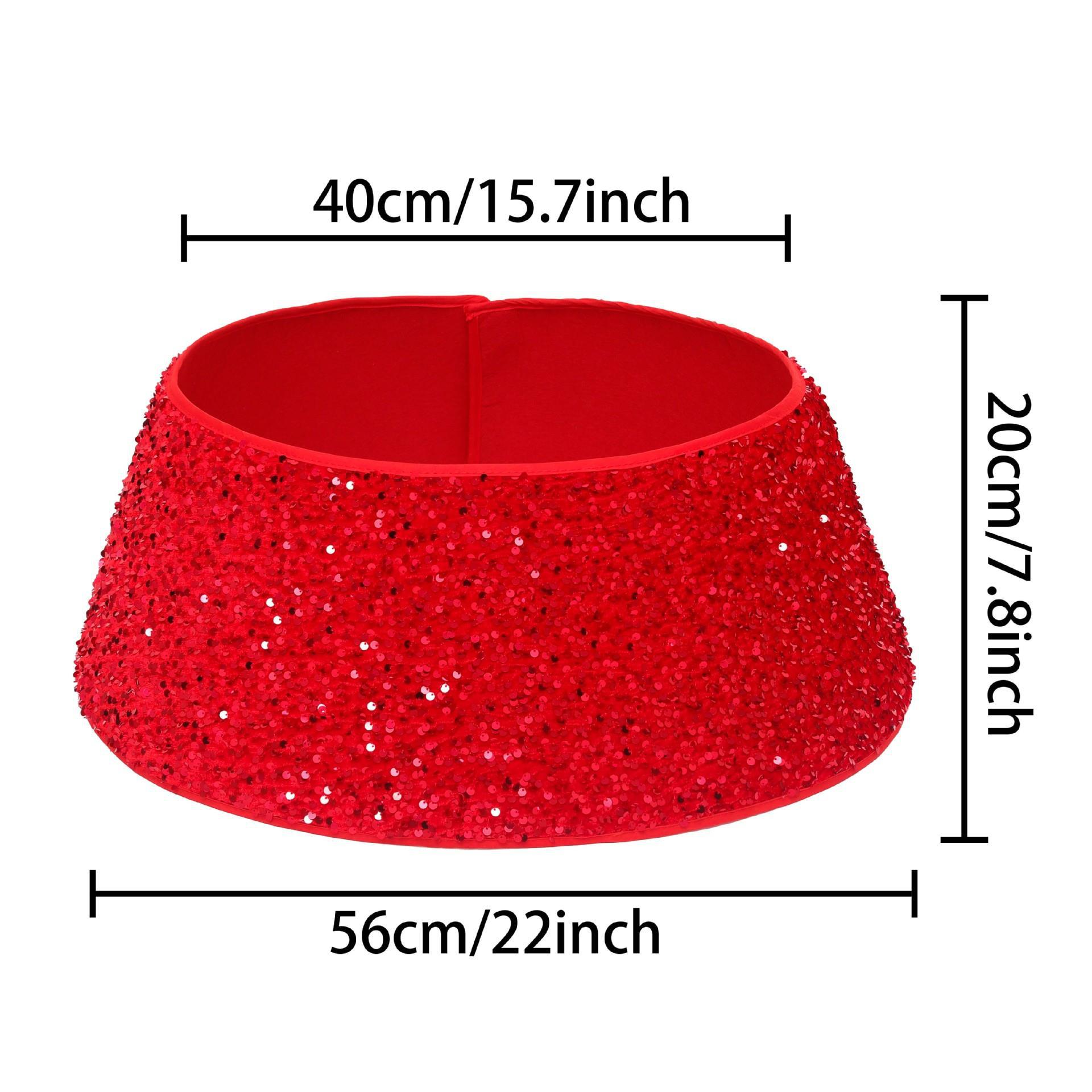 New in stock cross-border hot selling Christmas tree decoration base Christmas dress up festive decoration tree skirt