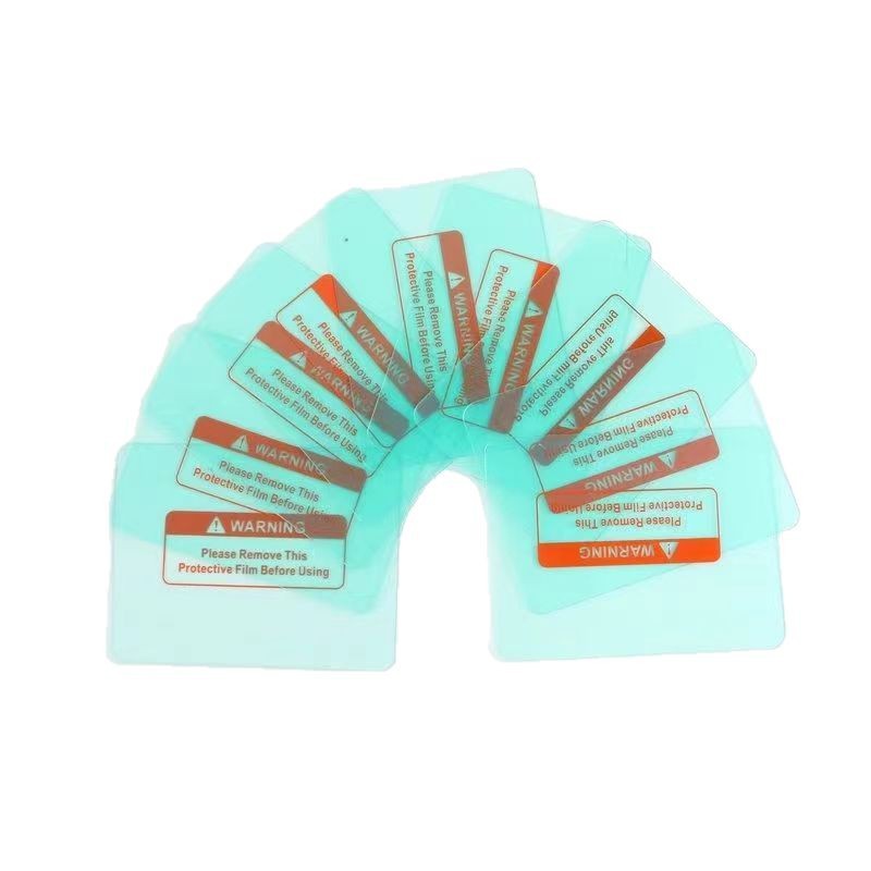 Argon Arc Welding Pc Protective Film, Dimming Welding Helmet Plastic Sheet, Welding Helmet Face Shield, Protective Transparent Inner and Outer Lenses, Eye Protection